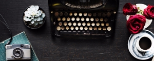 Retro Typewriter Machine Old Style